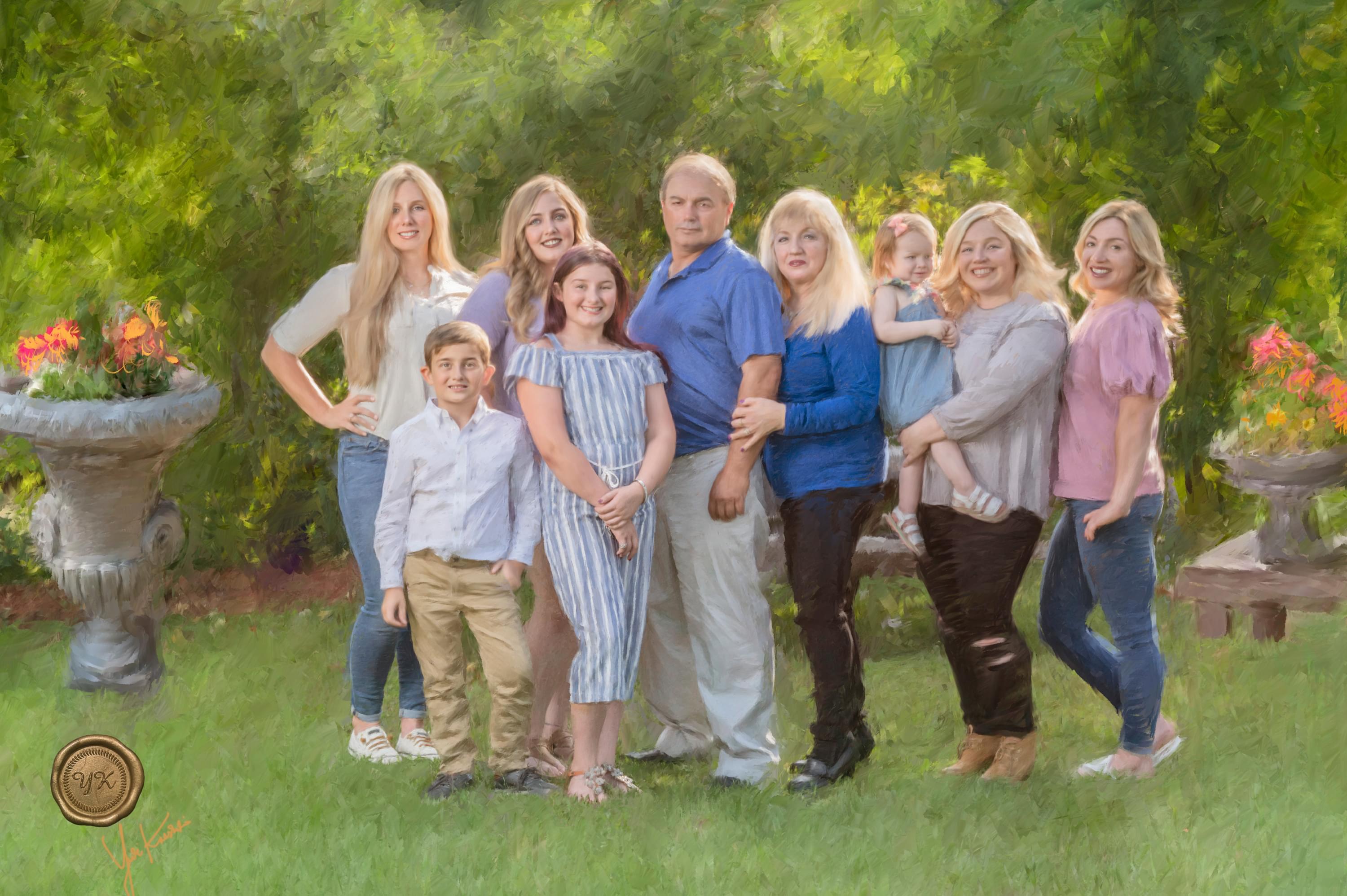 Take time for your family portrait in the beauty of the autumn color. Yedi Fine Art Portraits can create an heirloom, timeless portraits of your family that can be enjoyed and cherished for generations to come.